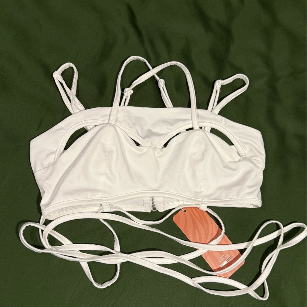 NWT SHEIN White Strappy Sexy Top